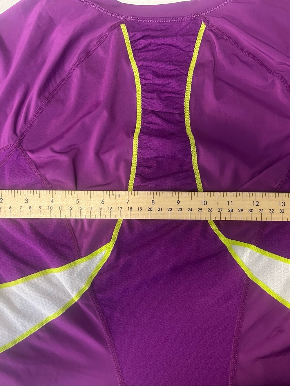 lululemon athletica Purple Long-Sleeve Athletic Top with White Accent - Picture 6 of 7